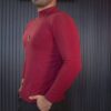 Buzo cuello medio hilo vinotinto