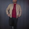 Chaqueta piloto azul oscuro