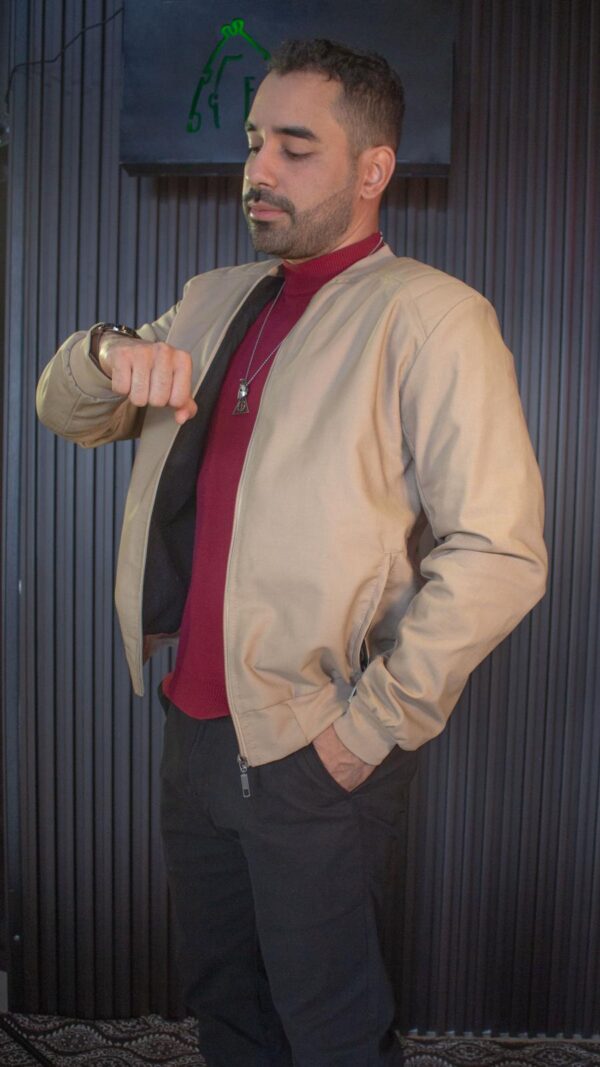 Chaqueta piloto azul oscuro