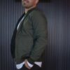 Chaqueta piloto verde