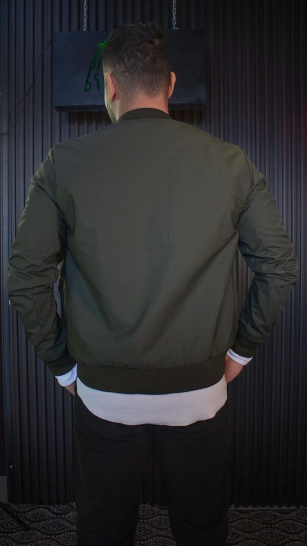 Chaqueta piloto verde