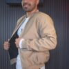 Chaqueta piloto beige