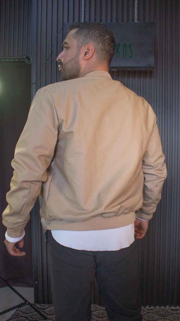 Chaqueta piloto beige