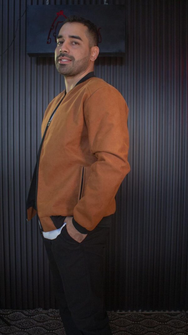Chaqueta tipo cuero piloto