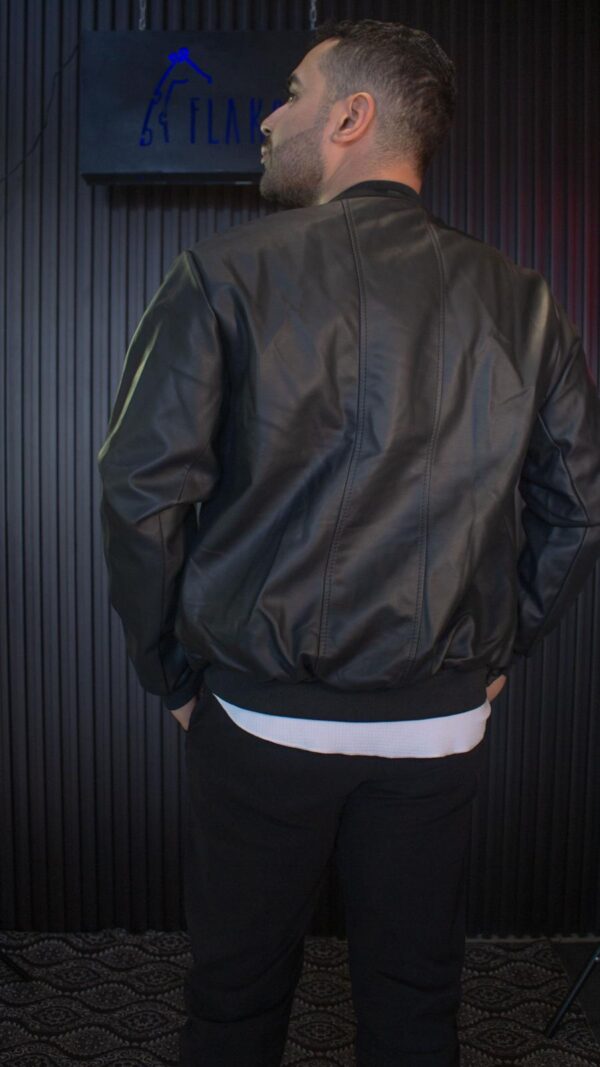 Chaqueta tipo cuero piloto