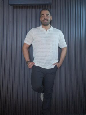 Camisa en hilo cafemaya