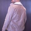 Chaqueta ovejera gamuza gris claro