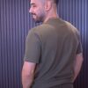 Camiseta verde militar galleta