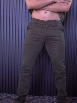 Pantalón dril verde militar galleta
