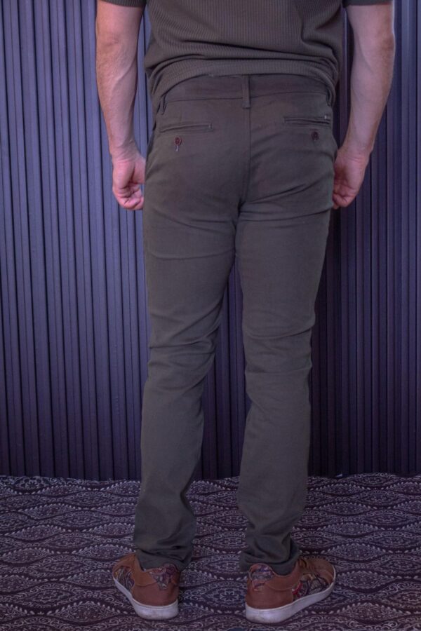 Pantalón dril verde militar galleta