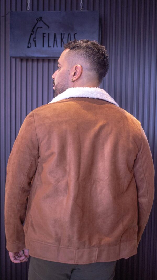 Chaqueta ovejera caqui