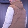 Chaqueta doble fax beige