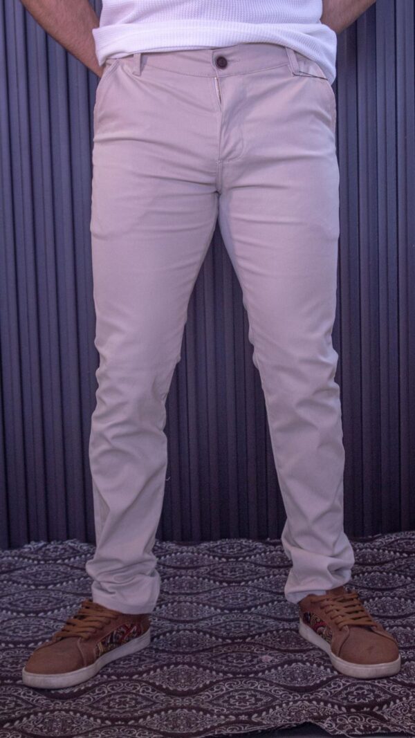 Chaqueta doble fax beige