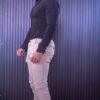 Pantalón dril galleta beige